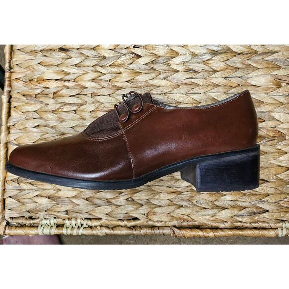 NEW Nicole 8.5 Brown Slip-on Made in Brazil - Picture 1 of 10